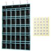 KEEPJOY Classroom Pocket Chart Organizer,Cell Phones Calculator Holder for Classroom Storage, Hanging Wall Door Calculator Phone Caddy for Classroom. (30 Pockets-Black)