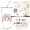 Keluna 3Pcs Speech Therapy Christmas Appreciation Gifts Set for Women SLP
