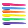 Kelvix 6Pcs Highlighter Marker Fast Dry Ergonomic Grip Highlighters Pen Chiseled Tip for Highlighting Texts Notes Color Coding Highlighter Set