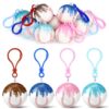 Kenning 12 Pcs Ice Cream Baseball Drip Party Favor, 1.5'' Foam Mini Stress Ball Keychain for Kids Birthday Decorations Supplies Goodie Bags Stuffers Pinata Fillers Classroom Rewards Gifts