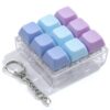 Keyboard Fidget Toy, Keyboard Fidget Keychain 9-in-1 Keyboards Decompression Button Finger Clicker Toys, Sensory Fun Toys Button Stress Relief Fidgets Gifts to Relieve Stress and Pass Time for Adults