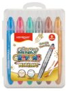 KEYROAD Set of 6 Metallic Gel Pens, Mixed Metallic Colors,