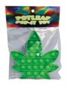 Kheper Games Botanical Leaf Fidget Toy - Green Silicone Sensory Pop-It & Stress Relief Tool