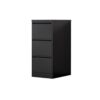 KHUTRW3D Filing Cabinet Multifunctional Storage Cabinet Office Drawer File Data Low with Lock Office