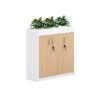 KHUTRW3D Filing Cabinet Office Partition Short Cabinet Wooden Storage File Furniture Simple Modern Data Office