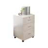 KHUTRW3D Filing Cabinet Wooden Thickened Under-Desk Filing Cabinet Movable Office Simple Lockable Storage Bedroom Bedside Office