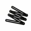 KiBcsLic Adjustable Positioning Ruler Bakelite Multi-Joint Black Measuring Tool, Six-fold Ruler