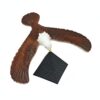 KiBcsLic Bird Toy Fidget Play Weighted Bird Toy Decorative Balancing Eagle Figurine for Kindergarten, Brown