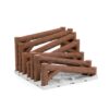 KiBcsLic RC Crawler Obstacle Module Modular RC Crawler Terrain Obstacle Customizable Mineral Ground Module for Home, Garage, Wooden Racetrack B