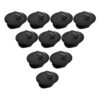 Kichvoe 10pcs Round Money Bank Stopper with Closure Key, Userfriendly Plastic and Metal Replacement Plug for Piggy Bank, Multifunctional Design for Office and DIY Use