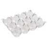 Kichvoe Acrylic 12-grid Egg Storage Box Refrigerator Organizer Anti-collision Egg Holder Keep Fresh and Neatly Organized for Kitchen Cabinets