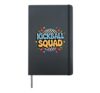 Kickball Art For Men Women Kids Kickball Player Kickball Hardcover Journal, Black