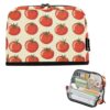 KICPOAY Pencil Case Lovely Tomato Standing Pencil Pouch Large Capacity Pen Bag with Zipper for Kids Teens Adult