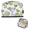 KICPOAY Pencil Case Margarita Alcoholic Cocktail Lemons Standing Pencil Pouch Large Capacity Pen Bag with Zipper for Kids Teens Adult