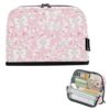 KICPOAY Pencil Case Pink Cherry White Bows Standing Pencil Pouch Large Capacity Pen Bag with Zipper for Kids Teens Adult