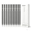 Kiddale 10 Pack Black Gel Pens Large Capacity Bullet Point
