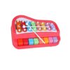 Kids 8 Tone Musical Xylophone Toy with Drum Stick for Early Development and Fun Play