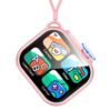 Kids Camera, Hoarahloux Multifunctional Touch Screen Mini Digital Camera for Kids with 16X Zoom/Video/Learn Card/Audio Book/Games/Music/Calculator/SOS Flashlight Children Cameras Birthday Gifts (Pink)