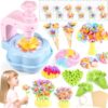 Kids Crafts, Arts and Crafts for Kids 4-6, Craft Kits, Frozen Toys, Fabric Flower Bouquets Toys, 6 Year Old Girl Birthday Gift, 8 Year Old Girl Birthday Gift, Christmas Gifts Halloween Crafts