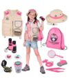 Kids Explorer Kit with Safari Vest & Hat for 3-7 Year Old Boys & Girls