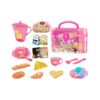 Kids Kitchen Playset | Kitchen Set with Toy Food | Portable Playset with Storage Case for Children, Girls, Boys