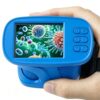Kids Microscope, 2.4" IPS Screen 1000X HD Digital Handheld Microscope for Kids, Mini Pocket Microscope for Children Birthday Gift, Science Education Fun for Boys Girls Ages 4-12