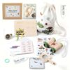 Kids Outdoor Explorer Kit Ages 4–8, Wooden Binoculars, Compass and Knot-Tying Board, Nature STEM Learning & Camping Toy Birthday Gift for Boys and Girls