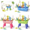 Kids Outdoor Water Table with Pump Funny Learning Toys