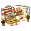 Kids Plant Growing Kit - PVC 39 x 29 x 10 cm Educational Science Toy Set | Greenhouse Flower Growîng Terrarium Kît with Grow Light Irrigation System | Indoor Outdoor Gardening Kiț