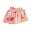 Kids Play Tent with Mat, Mushroom Shaped Indoor/Outdoor Tent, Portable Sleep Transition Playhouse for Boys Girls, 130cm(130x100x82CM)