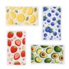 Kids Reusable Ice Packs, Fruit 4-Pack Non-Toxic BPA-Free, 8H Long-Lasting Cold Packs for Lunch/Boxes/School/Travel, Slim Gel Ice Packs for Kids Boo-Boo Relief