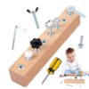 Kids Screwdriver Activity Set Educational Funny Hand-Eye Coordination Kids