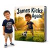 Kids Soccer Storybook, Personalized Name and Photo Hardcover Book