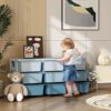 Kids Storage Organizer with 9 Drawers for Toy Sorting and Daily Use, Compact 3-Tier Chest for Bedrooms and Classrooms