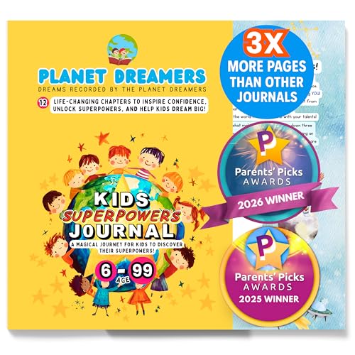 Kids Superpowers Journal: A Magical Journey for Kids to Discover Their Superpowers - 12 Life-Changing Chapters to Inspire Confidence, Unlock Superpowers, and Help Kids Dream Big