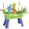 Kids Water Table with Pump Outdoor Learning Activity Toy for