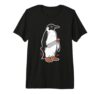 Killer Penguin Nihilist Vibes Chaotic Neutral Sarcastic Premium Tri-Blend T-Shirt