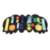 KIMISS Felt Learning Board Soft Sensory Touch Educational Life Skills Activity Learning Board for Car Trips Flights Travel Ctivity Boa Felt Designed Imagination