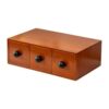 KinderCoring Desk Drawer Organizer, Pull-Out Drawer, Table Organizer Box for Vanity Items, 3 Drawer
