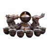 KinderCoring Semi Auto Set Rotating for Table Decor Indoor Tea House