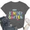Kindergarten Teacher Shirts Women Elementary Cartoon Preschool Life Tee