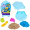 Kinetic Sand, Surf 'N Sand Paradise Playset with Surfboard Storage Case and 10 oz Moldable Play Sand, 3 Molds and Tools, Arts and Crafts Sensory Toys for Kids Ages 3 and up