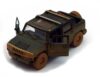 KiNSMART 2005 Hummer H2 SUT Muddy Pickup Truck, Black 5097DY, 1/40 Diecast Car