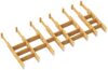 kiplant Bamboo Drawer Dividers - Adjustable Drawer Dividers for Kitchen, Clothes, Closet & Office - 8 Pack with Inserts, 13.8-18.8 Inches, Non-Slip Silicone Ends