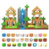KIPLATOY 138 PCS Magnetic Building Blocks Set with 3 Light-Up Blocks