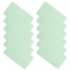 Kisangel 100pcs Green Blank Index Cards 3x2 Inches with Rounded Corners, Matte Surface Paper Flash Cards for Studying, Graffiti, and Memo Notes, Compact and Portable for Office and School