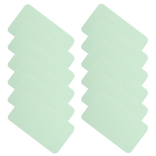 Kisangel 100pcs Green Blank Index Cards 3x2 Inches with Rounded Corners, Matte Surface Paper Flash Cards for Studying, Graffiti, and Memo Notes, Compact and Portable for Office and School