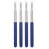 Kisangel 4pcs Stainless Steel Telescopic Pointer for Teacher: Handheld Pointing Stick - Blackboard Whiteboard Pointer - Extendable to 39.4" Teaching Aid for Tour Guide