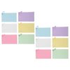 Kisangel 600pcs Ruled Colored Index Cards with Ring, Lined Flashcards for Colorcoded Organization, Study Note Cards for School and Meetings, Paper Material, 4x6 Inches, for Students