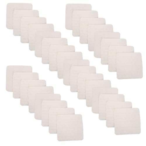 Kisangel Lint-Free Does Not Tear Nail Polish Remover Pads 500pcs Cotton for Multi-Functional Use White Cotton Pads Fingernail and Nail Art Supplies for Household and Personal Care